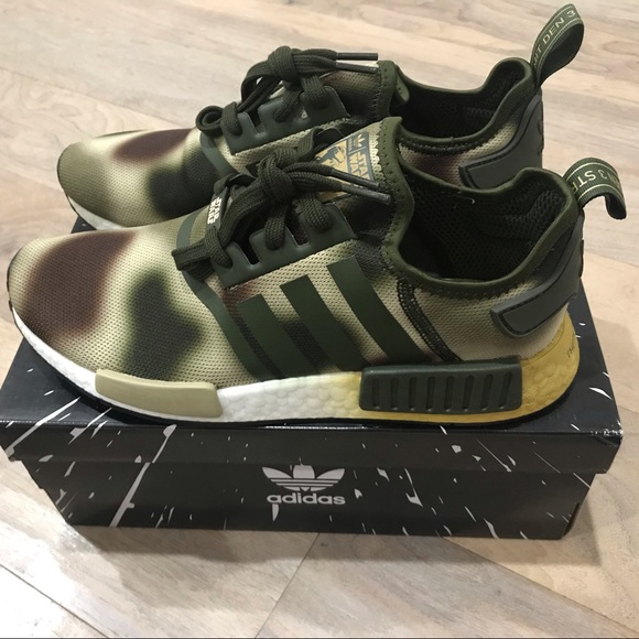 adidas gazelle silver green womens Adidas Men NMD R1.V2 Star Wars Shoe – Extra Butter